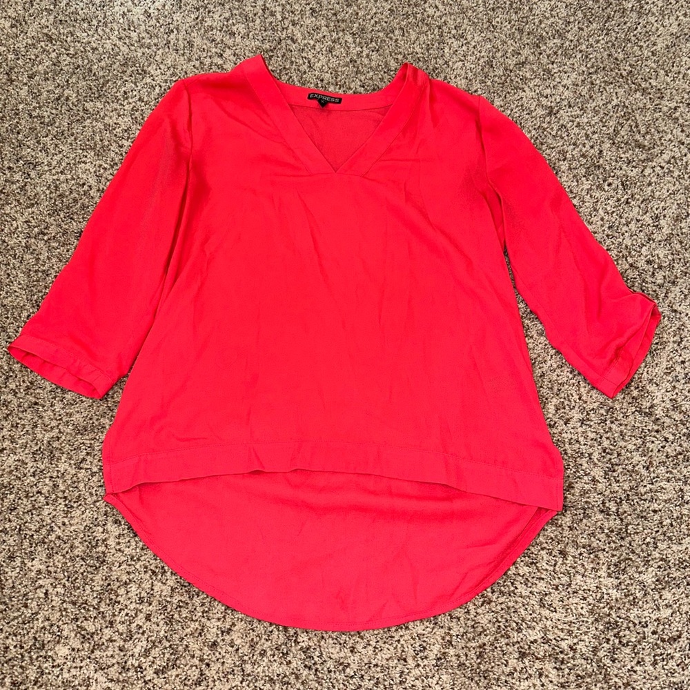 hot pink express blouse - size S